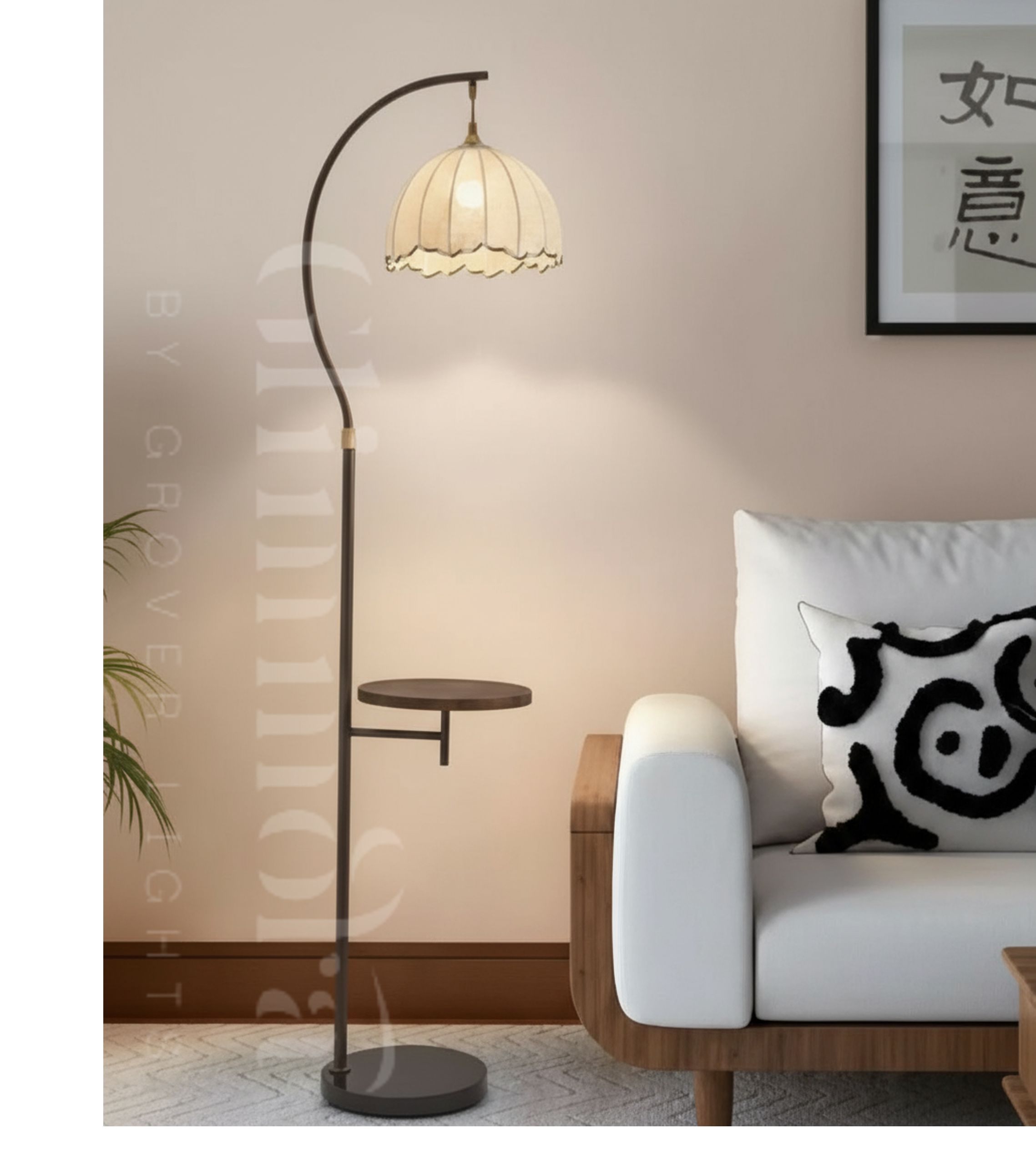 Hazel Glow (Bronze) Floor Lamp